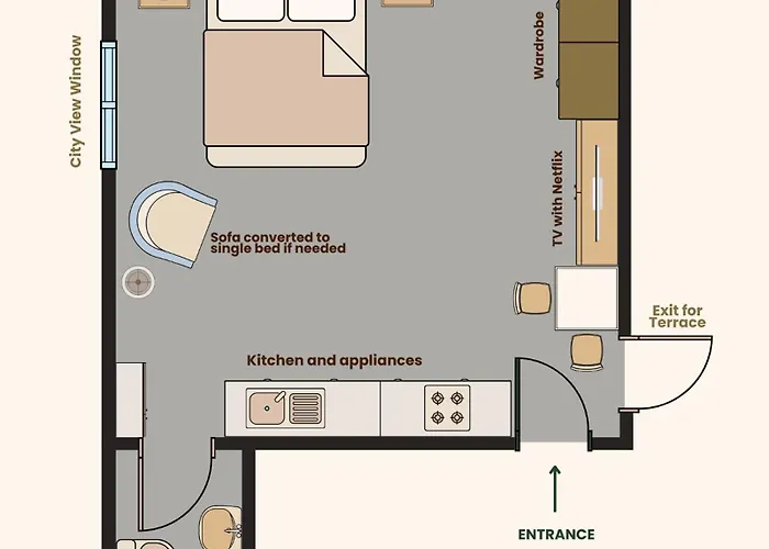 Apartamento Panoramic In Tirana! *